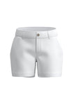 Alberto Arya korte broek Dames White 3x dry cooler