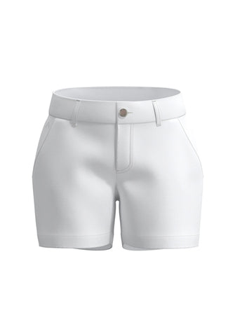 Alberto Arya korte broek Dames White 3x dry cooler