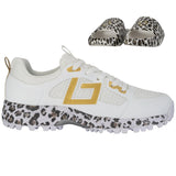 Brabo Shoe Tribute White/Gold/Leopard + Slide