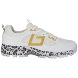 Brabo Shoe Tribute White/Gold/Leopard + Slide