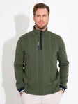 ABACUS Woburn Midlayer Men Navy & Forest Green