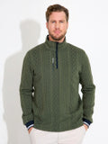 ABACUS Woburn Midlayer Men Navy & Forest Green