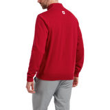 Footjoy Woolblend Lined 1/2 zip ROOD KHGCC