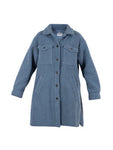 BLUE LORRAINE FLEECE JACK DUSTY BLUE