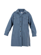 BLUE LORRAINE FLEECE JACK DUSTY BLUE