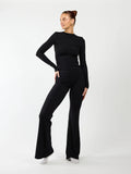 FITTASTIC Flared Legging Black