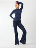 FITTASTIC Flared Legging Dark Blue