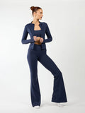 FITTASTIC Flared Legging Dark Blue