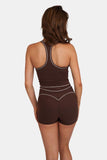FITTASTIC Top Contour Brown