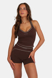FITTASTIC Top Contour Brown
