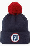 FOOTJOY MUTS POM POM NAVY RED