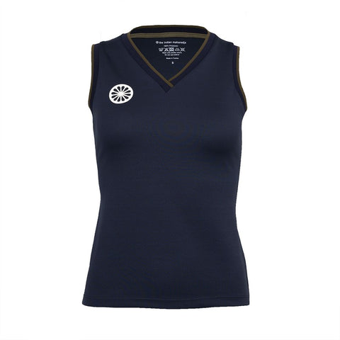 KADIRI WOMEN PIQUE TANK NAVY