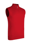 GLENMUIR SLIPOVER 1/4 ZIP STANLEY KHGCC ROOD