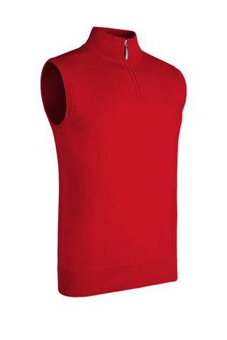 GLENMUIR SLIPOVER 1/4 ZIP STANLEY KHGCC ROOD