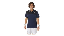 Asics Court Tennis Polo Heren Navy/Black