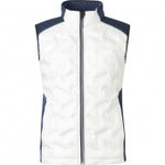 Abacus Ladies Vest Elgin Wit/Navy