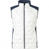 Abacus Ladies Vest Elgin Wit/Navy