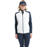 Abacus Ladies Vest Elgin Wit/Navy