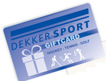 Dekker Sport Giftcard - Dekker SportDekker Sport Den Haag Sportwinkel 