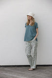 BLUE JASMINE SUNPRINT TROUSERS DEEP SEA