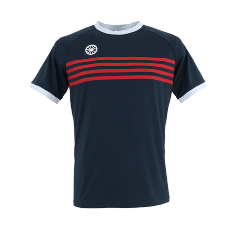 Maharadja Kadiri Striped Tee Men Navy/Red