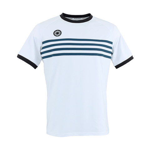 Maharadja Kadiri Striped Tee Men White/Petrol